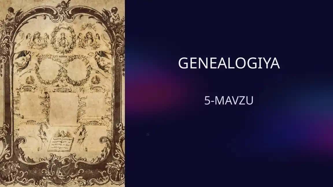 Genealogiya