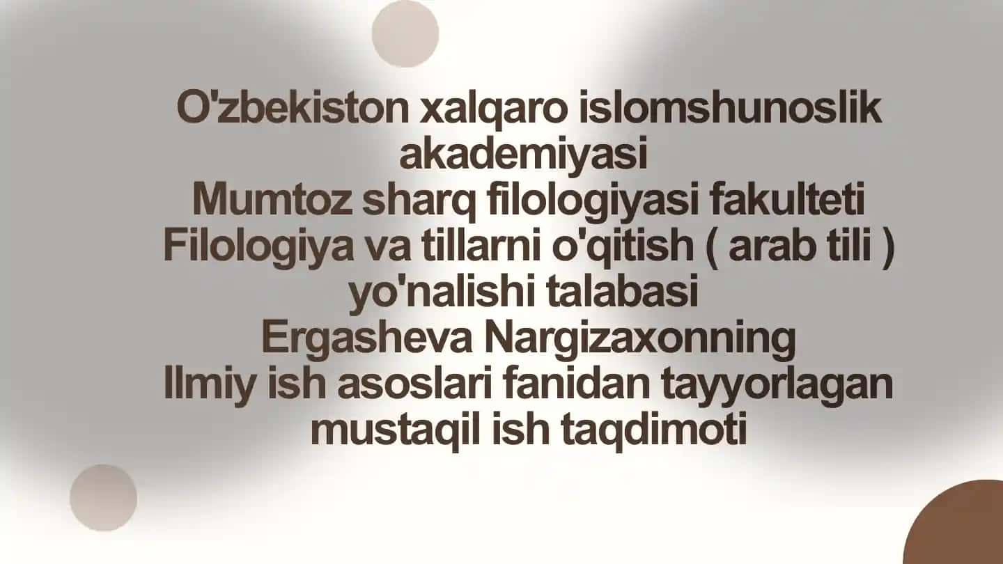 Oʼzbekistonda ilmiy-tadqiqot ishlarini tashkil etilishi