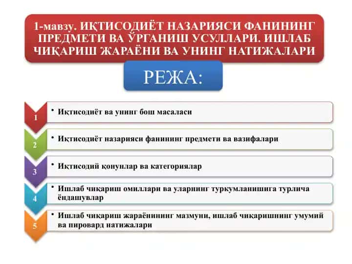 Иқтисодиёти