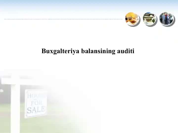 Buxgalteriya balansining auditi