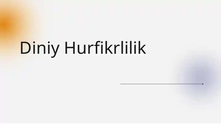 Diniy Hurfikrlilik