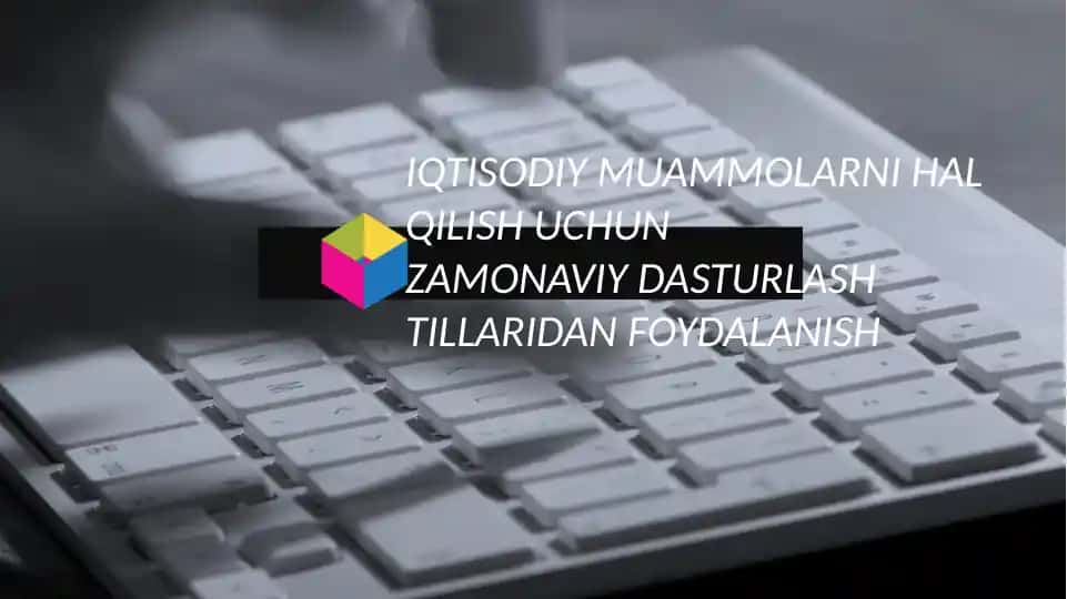 Iqtisodiy muammolarni hal qilishda zamonaviy dasturlash tillaridan foydalanish