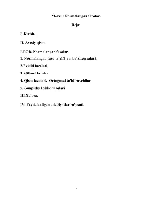 Normalangan fazolar