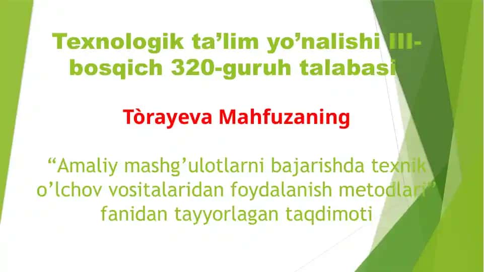 O'zaro almashtirish metodlari
