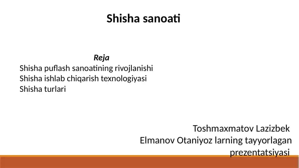 Shisha puflash sanoatining rivojlanishi