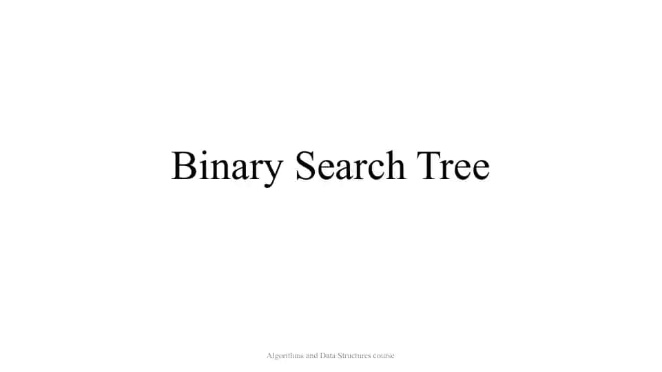 Binary Search Tree
