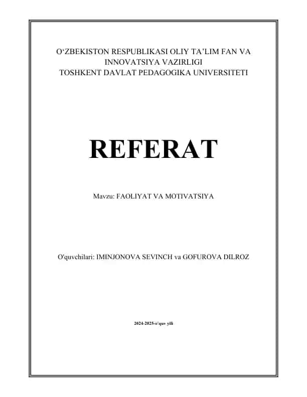 Referat