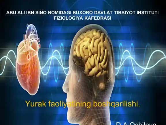 Yurak faoliyatining boshqarilishi