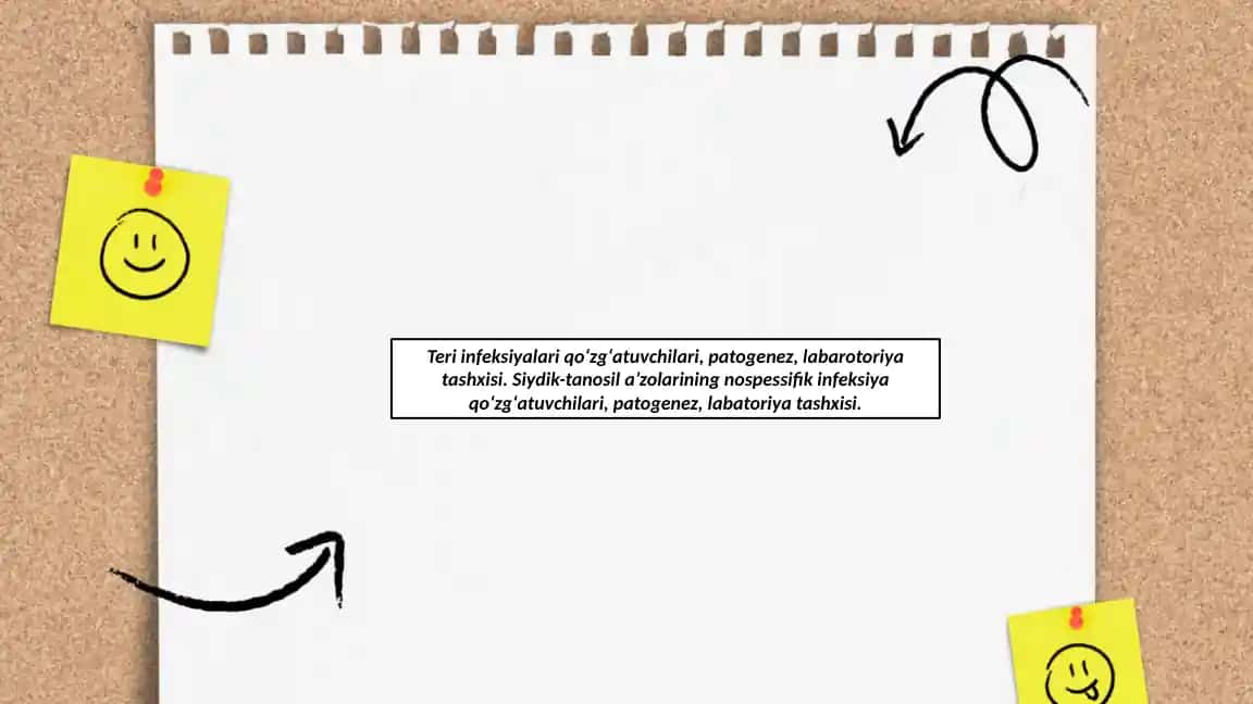 Teri – tanosil infeksiyalari qozgatuvchilari : zahm, sozak,trixomanioz, xlamidioz, mikoplazmoz qozg`atuvchilariga xarakteristika va tashxisi.