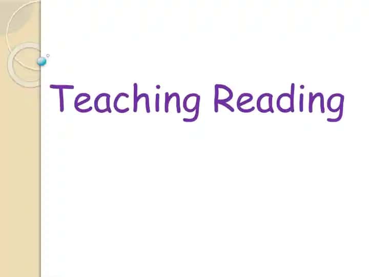 Teaching Reading