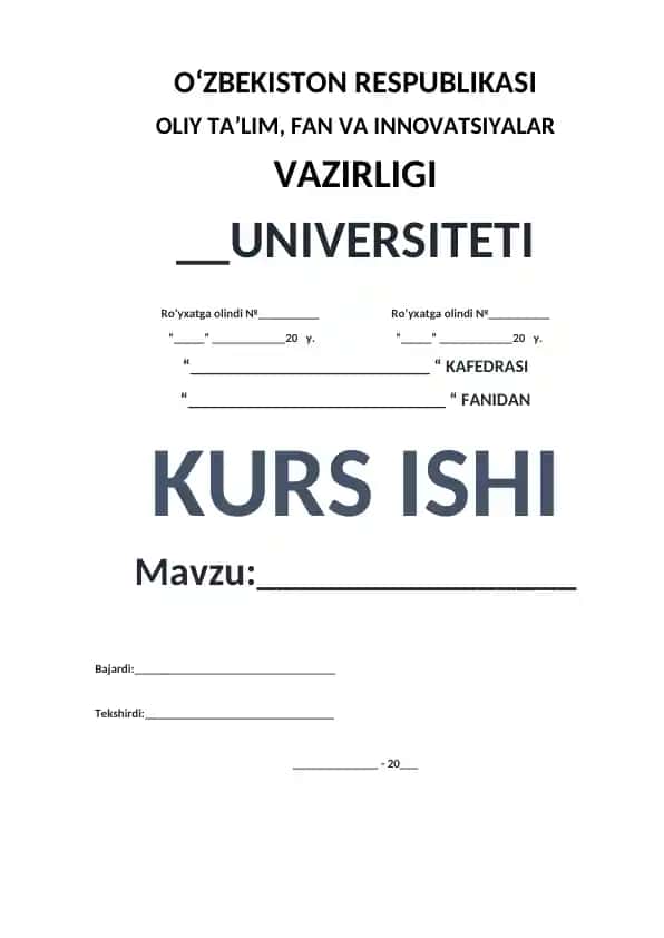 Yorug’lik sochilishining Reley nazariyasi bo‘yicha kurs ishi