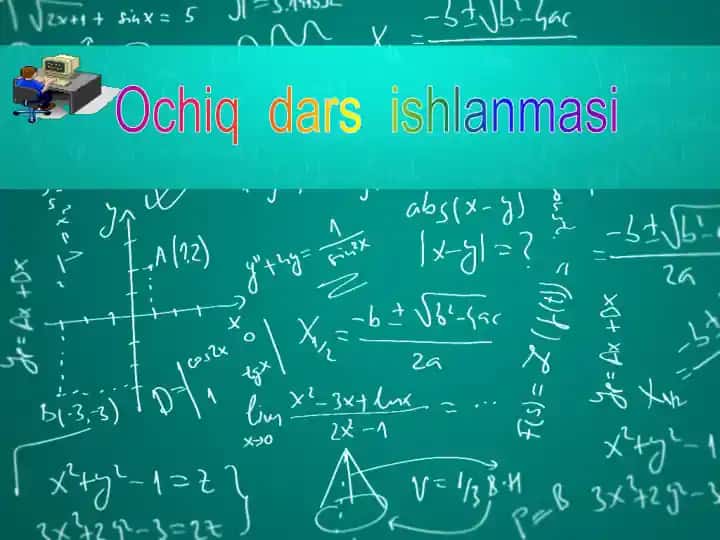 Matematik formulalar bilan ishlash