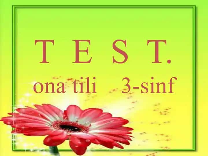 Test Ona Tili