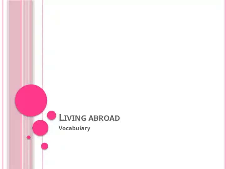Livingabroad
