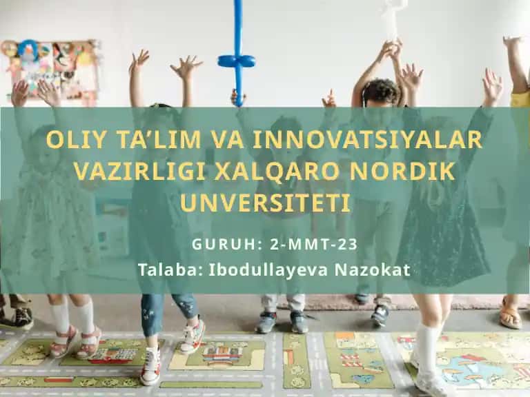 Bolalarni tabiat bilan tanishtirish