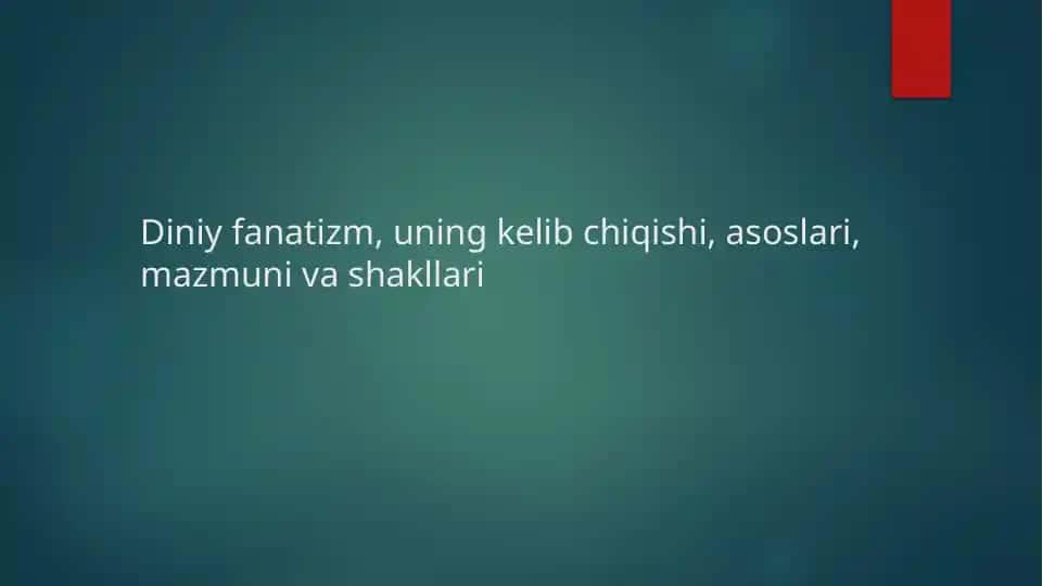Diniy fanatizm