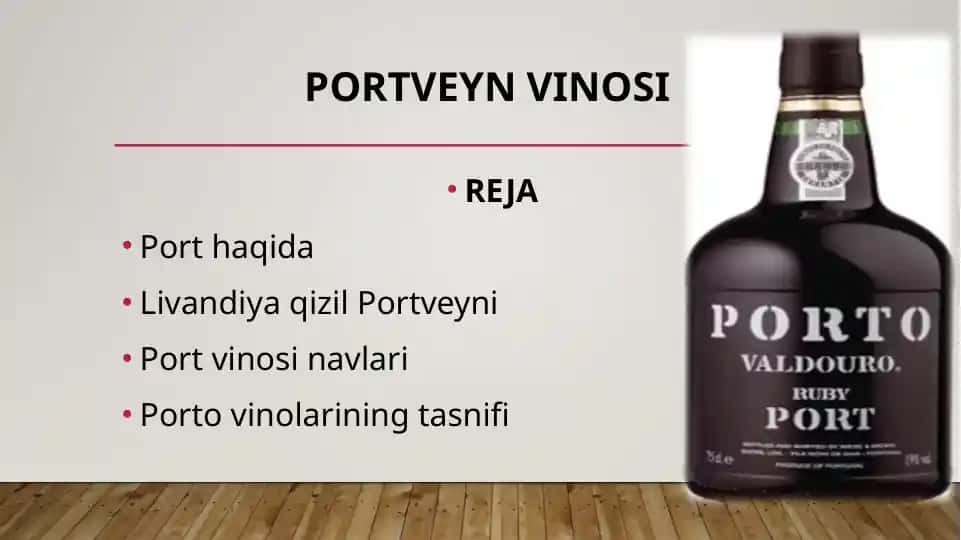 PORTVEYN VINOSI