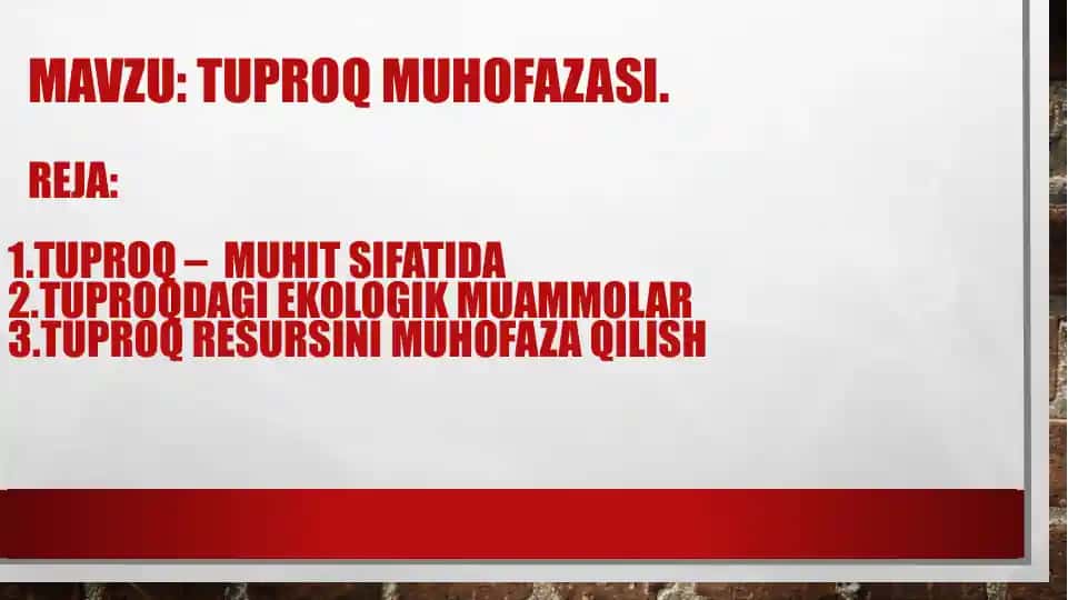 Tuproq muhofazasi