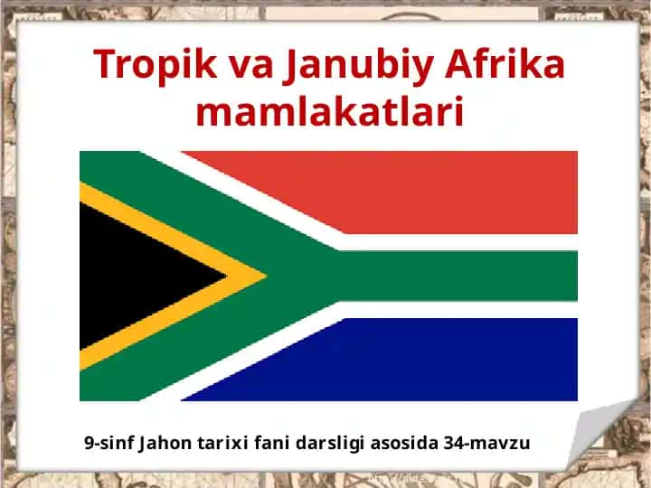Tropik va Janubiy Afrika mamlakatlari
