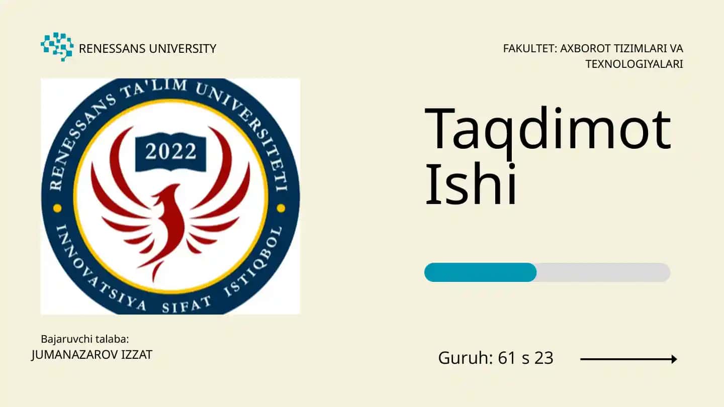 Taqdimot ishi: Matnni nutq uslublari jihatidan tahlil qilish
