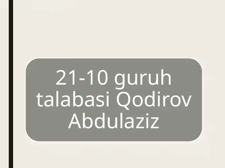 Aylanmadan olinadigan soliq tushunchasi