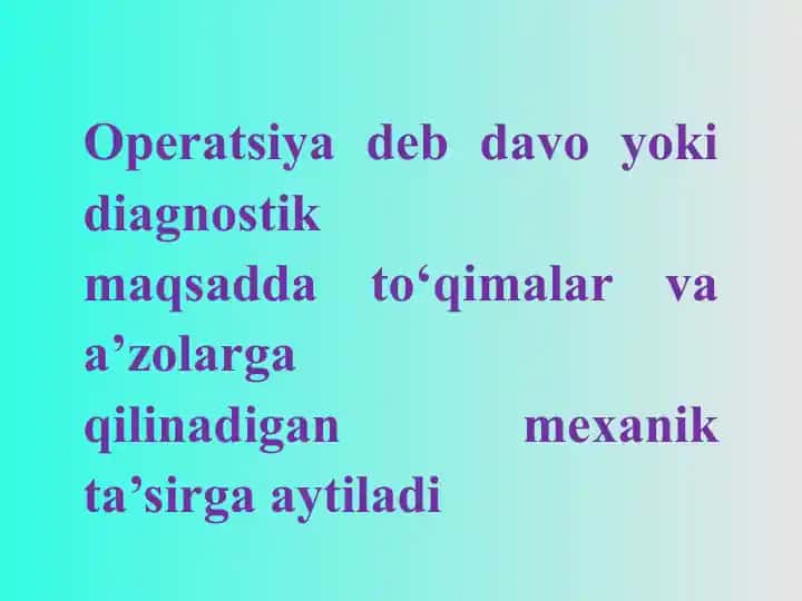 Operatsiya