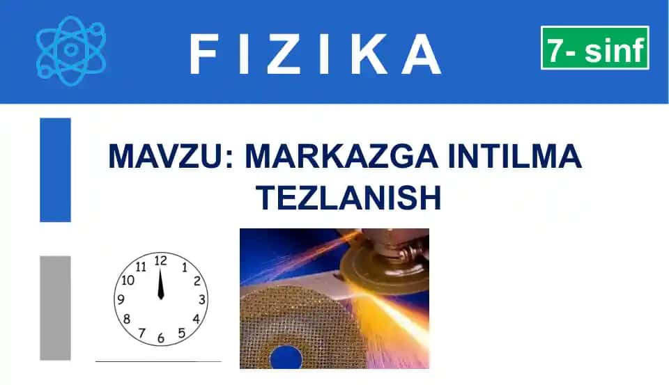 MARKAZGA INTILMA TEZLANISH