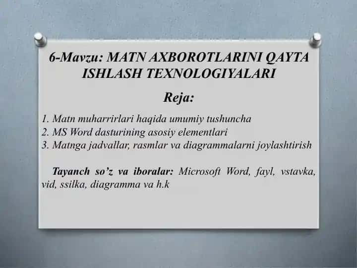 Microsoft Word