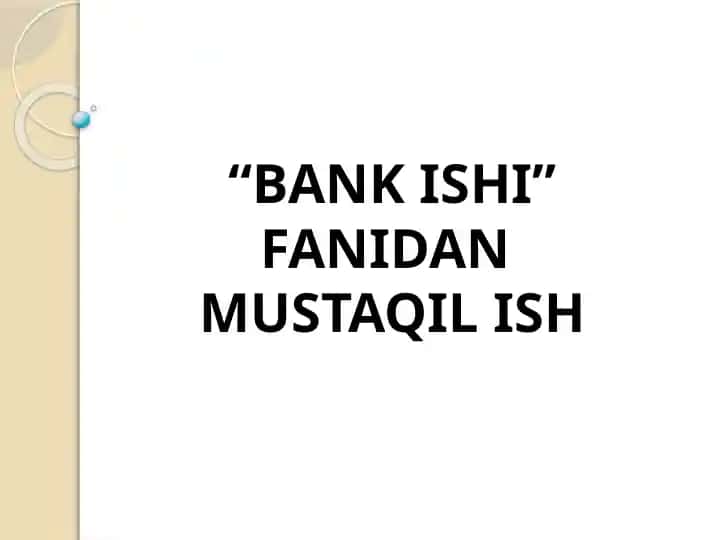Bank ishi