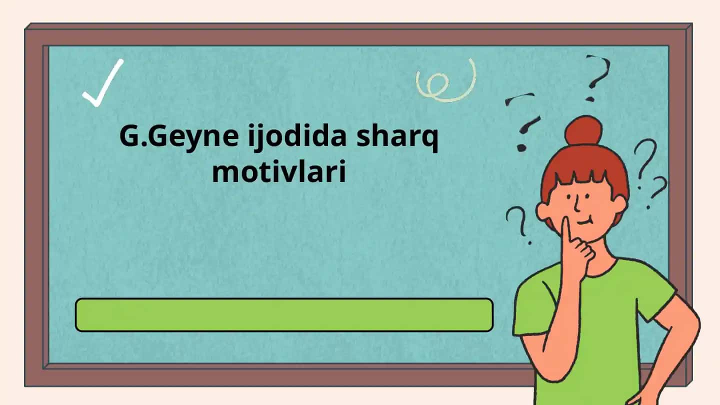 G.Geyne ijodida sharq motivlari