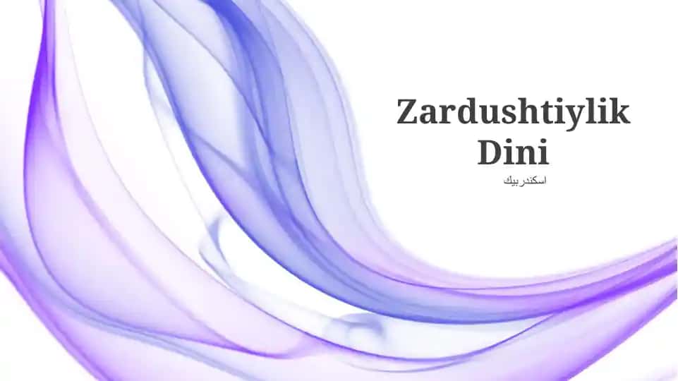 Zardushtiylik Dini