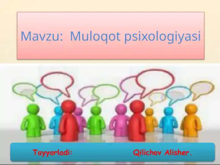 Muloqot psixologiyasi