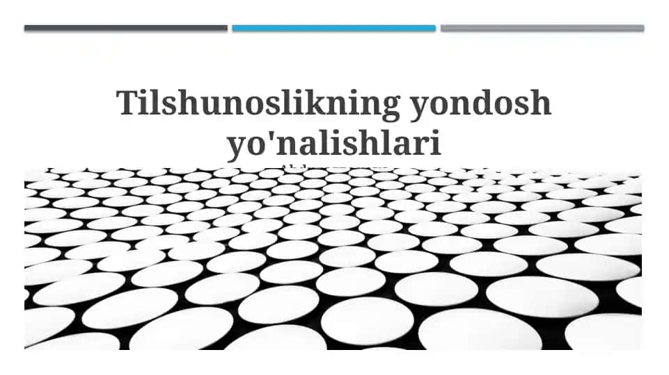 Tilshunoslikning yondosh yo'nalishlari