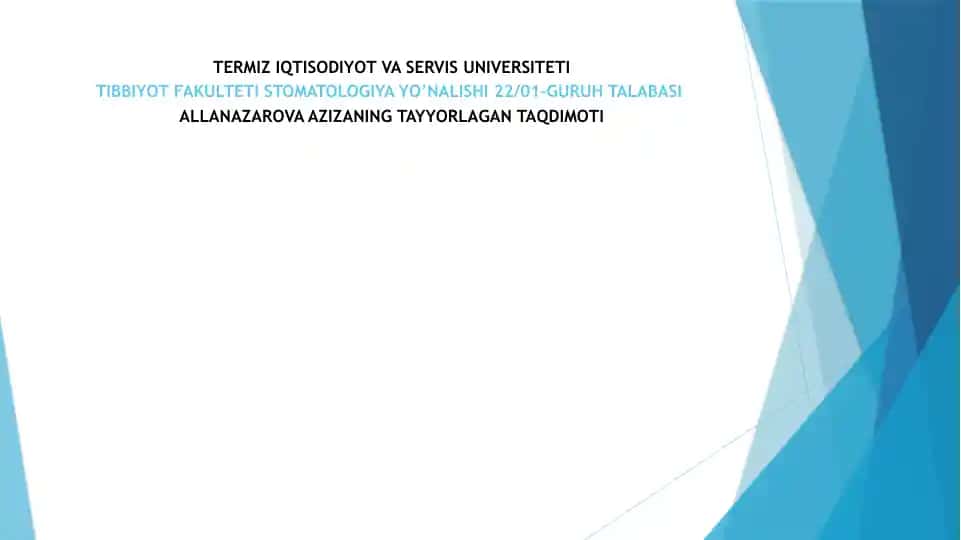 Stomatologiya profilaktikasi