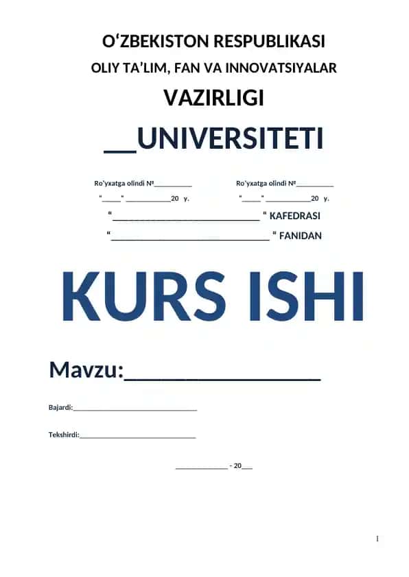 Egri chiziqli integralning integrallash yo’liga bog’liq bo’lmasligi (kurs ishi)