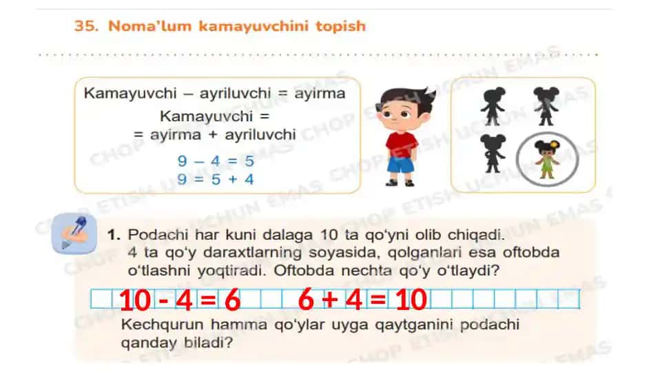 Matematika misollar to'plami