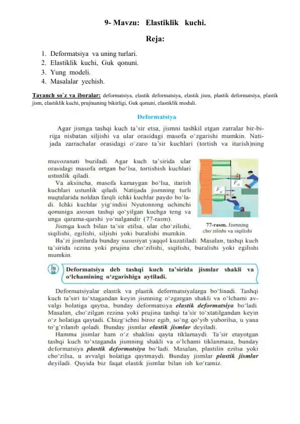 Elastiklik kuchi