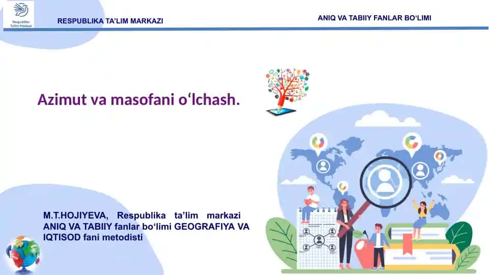 Azimut va masofani o‘lchash