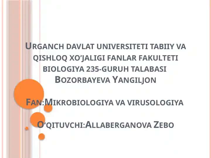Bakteriologik o'g'itlar va ularning qo'llanilishi
