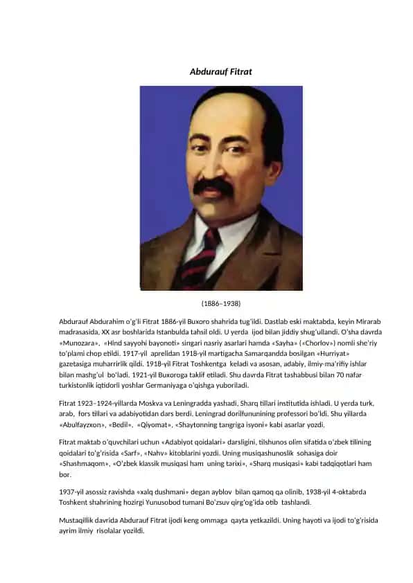 Abdurauf Fitrat