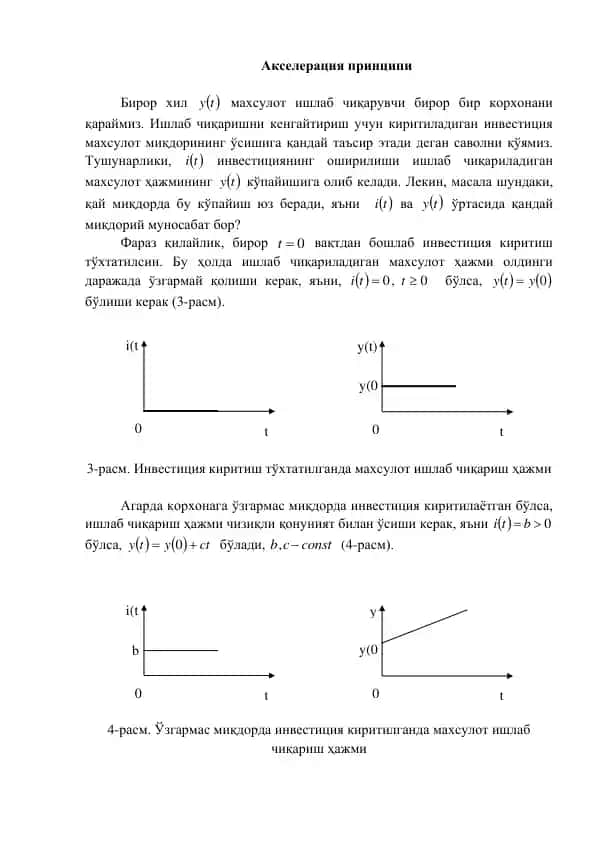 Акселерация принципи