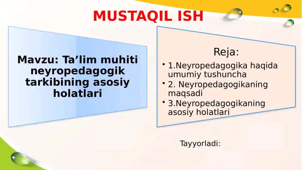 Neyropedagogika–kognitevneyrologiya,differensialsixofeziologiyavaneyropsixalogiya