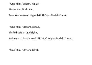 Ona tilim