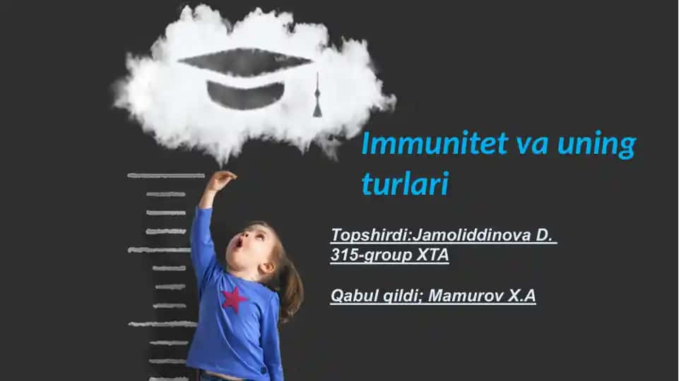 Immunitet va uning turlari
