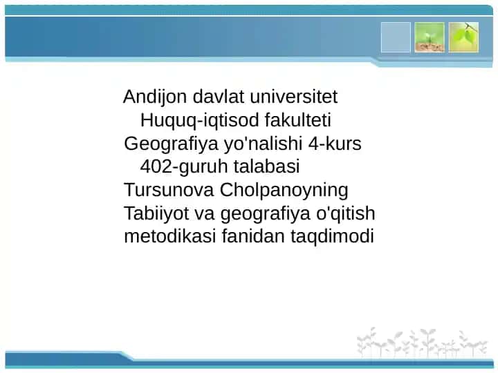 Statistika va raqamli metodlar