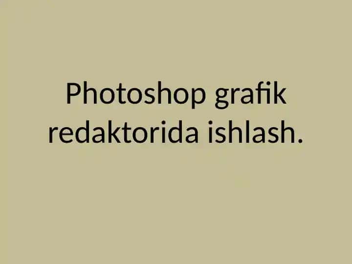 Adobe Photoshop