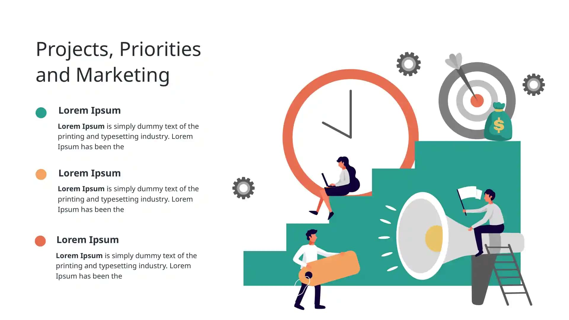 Projects, Priorities and Marketing