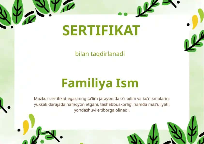 SERTIFIKAT
