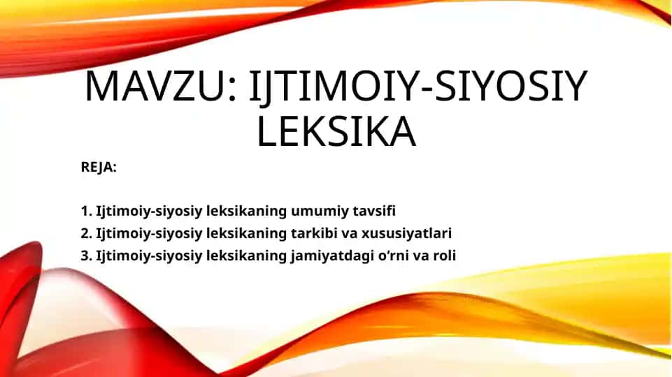 Ijtimoiy-siyosiyleksika