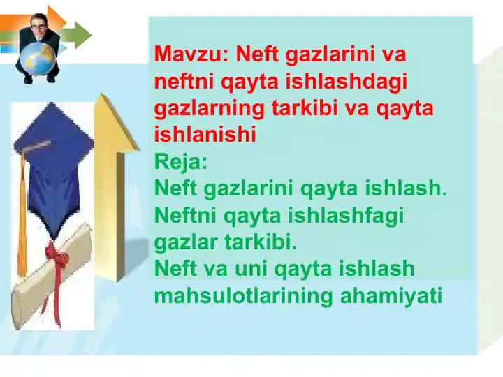 Neftgazlarini va neftni qayta ishlashdagi gazlar
